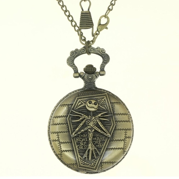 Nightmare Before Christmas Jack Skellington pocket watch - Picture 1 of 3